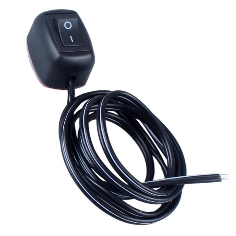 Automotive Toggle Switches Paste Type For Fog Lights Drive Lights With 60/100/200cm Cable 12V Operation