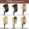 Julianna Short Curly Wavy Hairpieces Drawstring Ponytail Hair Extensions Synthetic Futura Fiber Ponytails for Women