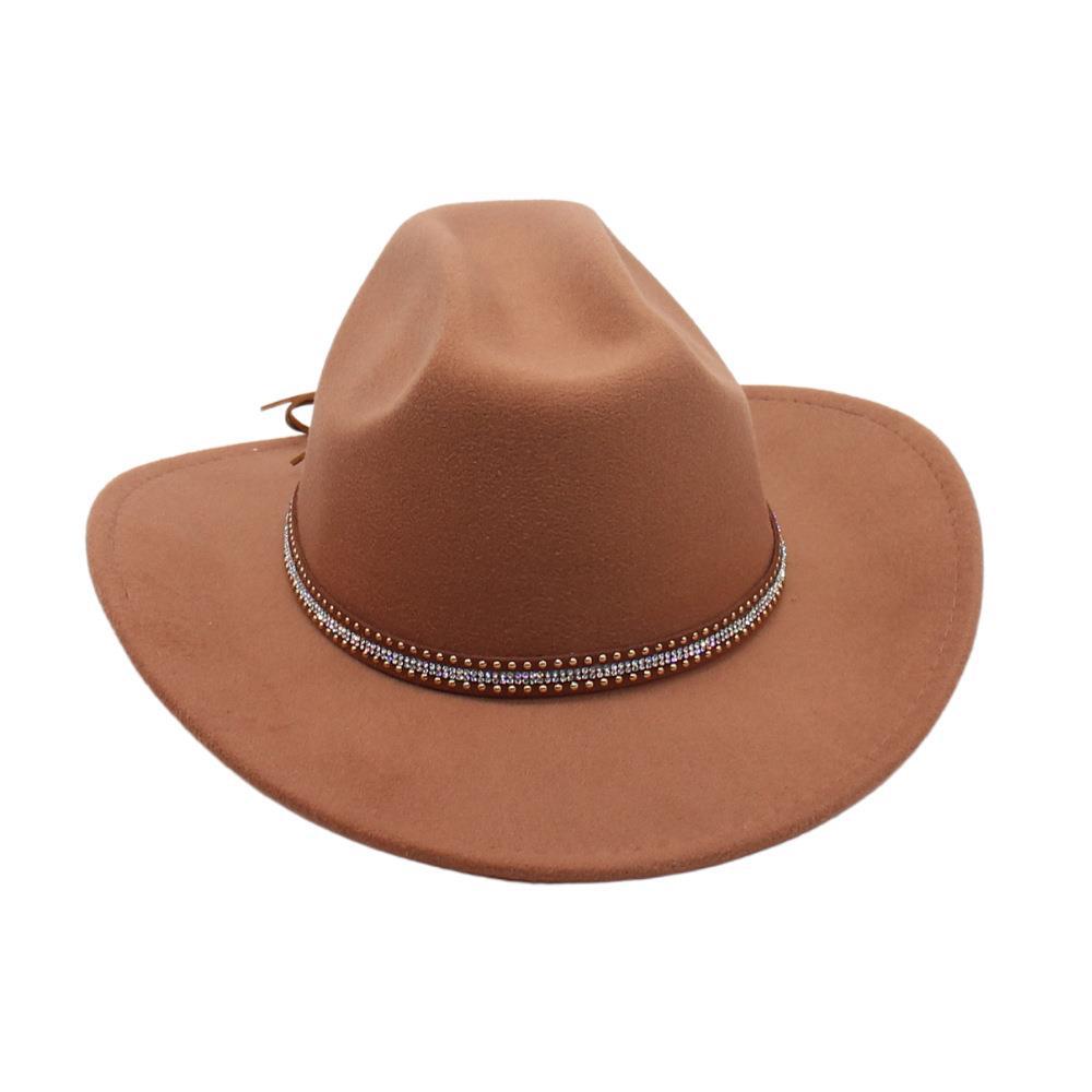 Jazz Tibetan Western Cowboy Hat Men'S And Women'S Performance Felt Hat Hat