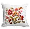 Spring and Summer Imitation Embroidered Flower Pillowcase Home Sofa Living Room Pillowcase New Style Pillowcase