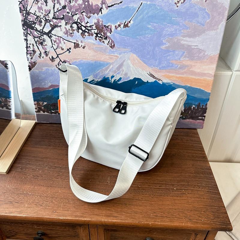 Chic Casual Dumpling Bag Versatile Oxford Fabric Shoulder Bag For Everyday Use