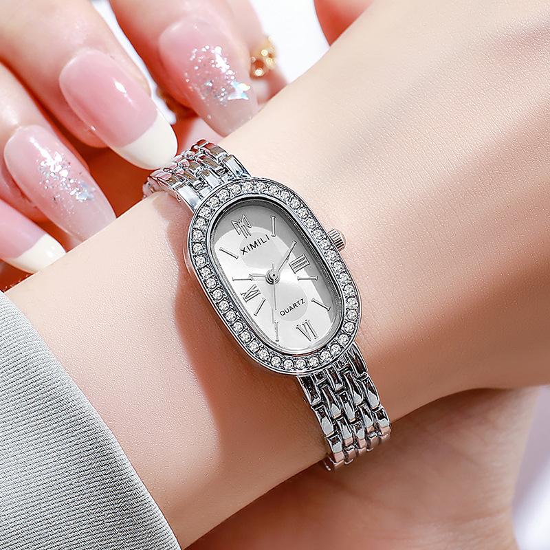 

Топ Роскошные Женские Часы Оригинальный Дизайн Женские Кварцевые Наручные Часы Мода Лучшие Подарки Часы для Женщин серебряный