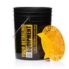Car Wash Detailing Bucket + Separator Yellow Rinse 20L Work Stuff