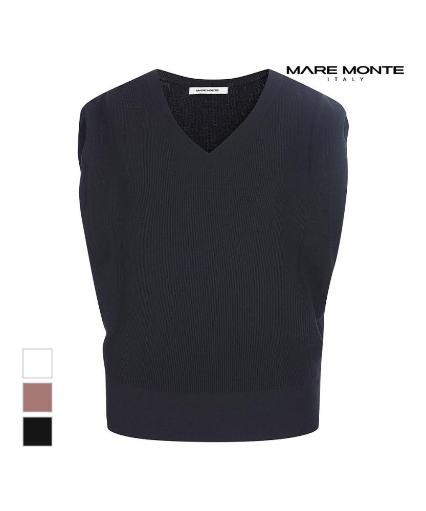 MAREMONTE V-Neck Knit Vest_M235Mkt26P0