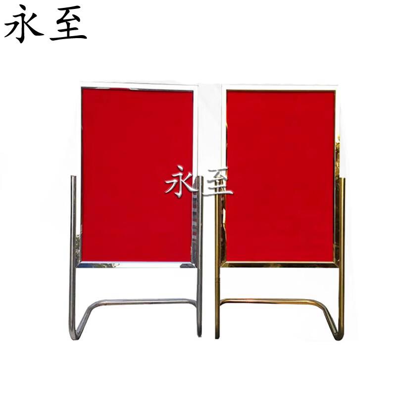 Yongzhi L-Leg Stainless Steel Titanium Display Sign Stand