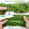 Fake Green Moss for Potted Plants Indoor, 5.3oz Artificial Moss for Crafts, Spanish Moss, Peat Moss, Sphagnum Moss for Plants, Faux Moss Decor for
