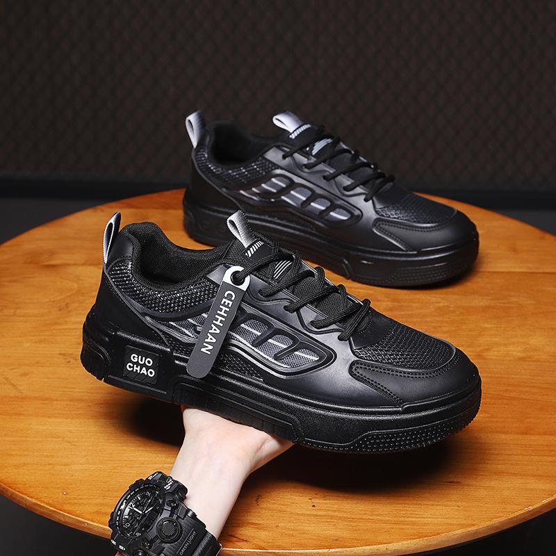 Men 's Casual Four Seasons Fashion Skateboarding Students Comfortable Sneakers Boys Trending Soft Sole Breathable Shoes