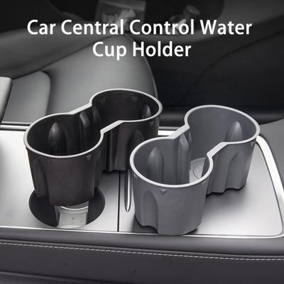 Car Cup Holder Waterproof Replaceable Double Hole Center Console Insert Water Cup Holder for Model Y/3