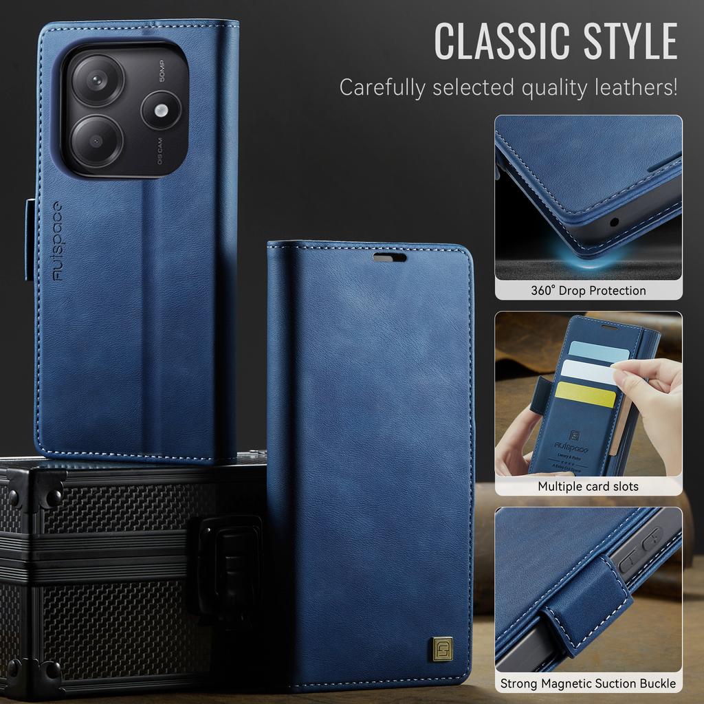For Samsung Galaxy A56 5G Case with K-Shaped Kickstand Leather Phone Back Cover