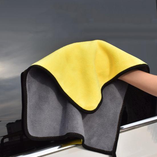 Wash Towel Good Durability Strong Water Adsorption Microfiber Double Side Cleaning Detailing Cloth for Car