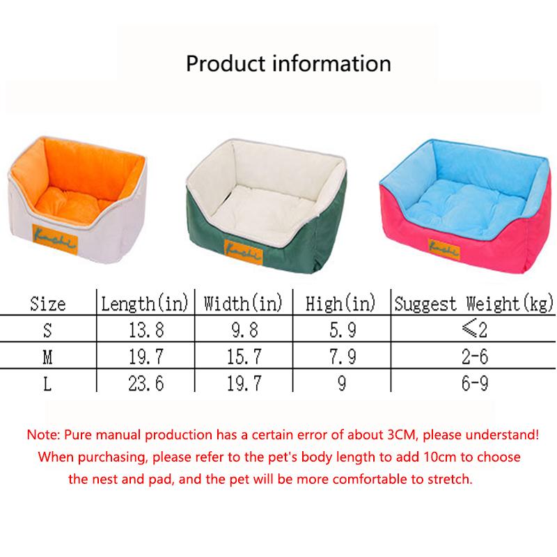 New autumn and winter thickened and warm pet nest, soft, comfortable, fashionable and simple universal nest for cats and dogs