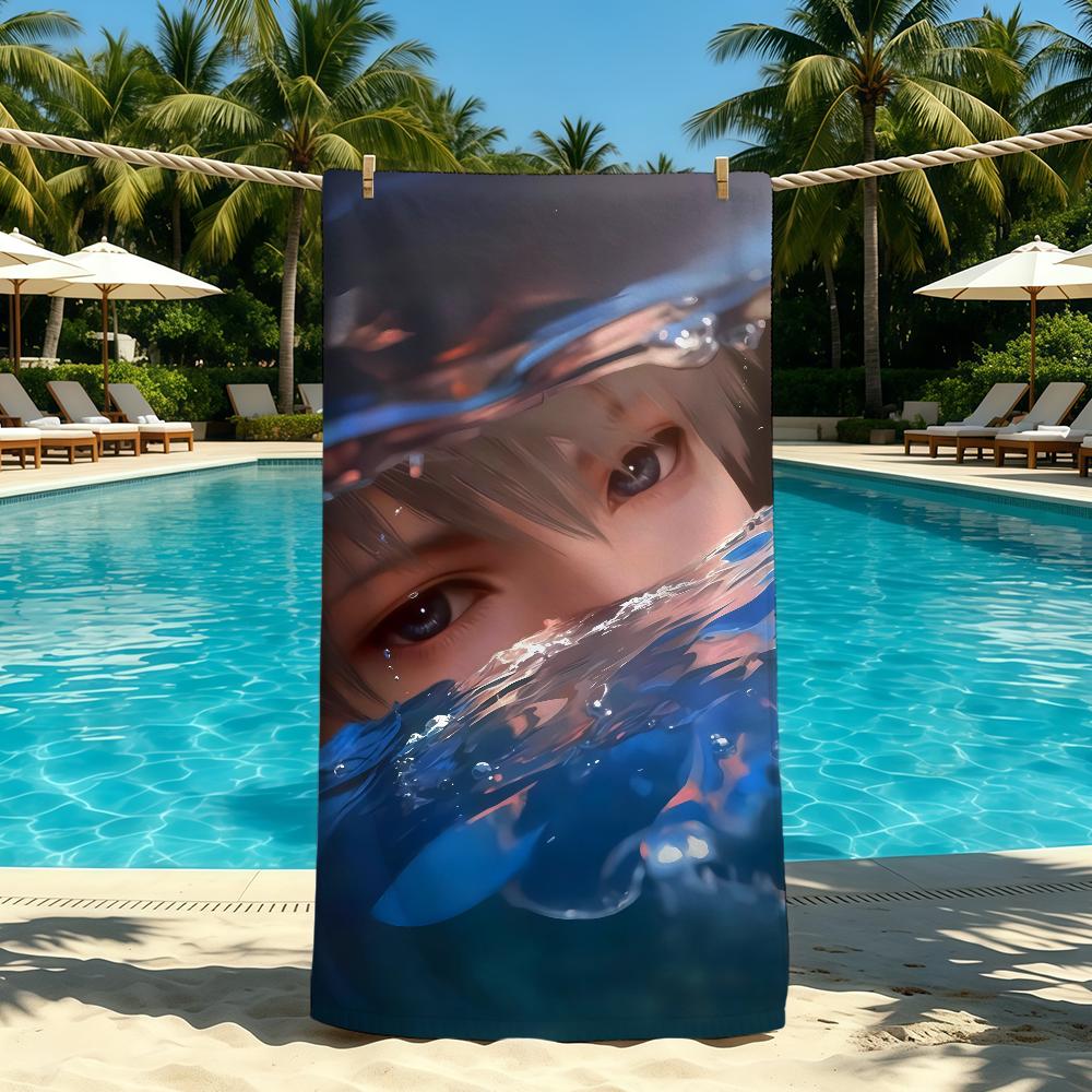 Xavier Towel For Outdoor Love Camping Deepspace Beach Towel Super Absorbent Quick-Drying And Summer Towel