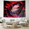 Dark Anime Character Printed Tapestry, for Bedroom,Livingroom, dormitory, Large Wall Decor, Fabric Decor Fan Birthday Gifts