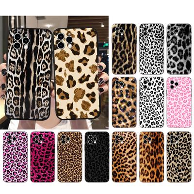 Puzdro na telefón Leopard pre iPhone Samsung Galaxy Redmi Xiaomi Oppo OnePlus Note SA 7 8 9 10 11 12 13 14 20 21 22 23 53 54 Pro Max Plus Ultra TPU Soft
