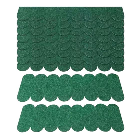 21/32/53 Bucăți Șindrilă Bituminoasă Autoadezivă Impermeabilă Tăietoare Mini Șindrile de Acoperiș Casă pentru Păsări Cutie de Cuibărit Pâslă de Acoperiș