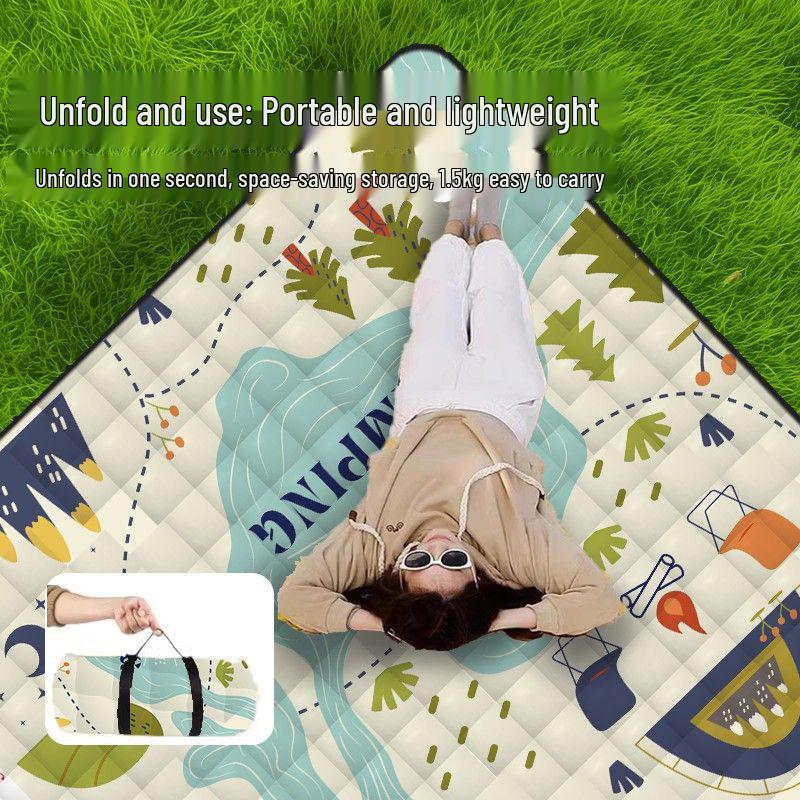 Waterproof Outdoor Picnic and Camping Mat - Thick, Portable, Moisture-Proof Lawn & Tent Mat
