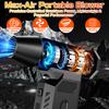 Wireless 140000RPM LED Light with Multiple Outlet Nozzles 4-speed Adjustable Car Snow Removal, Portable Strong Blowing Electric Turbojet Fan
