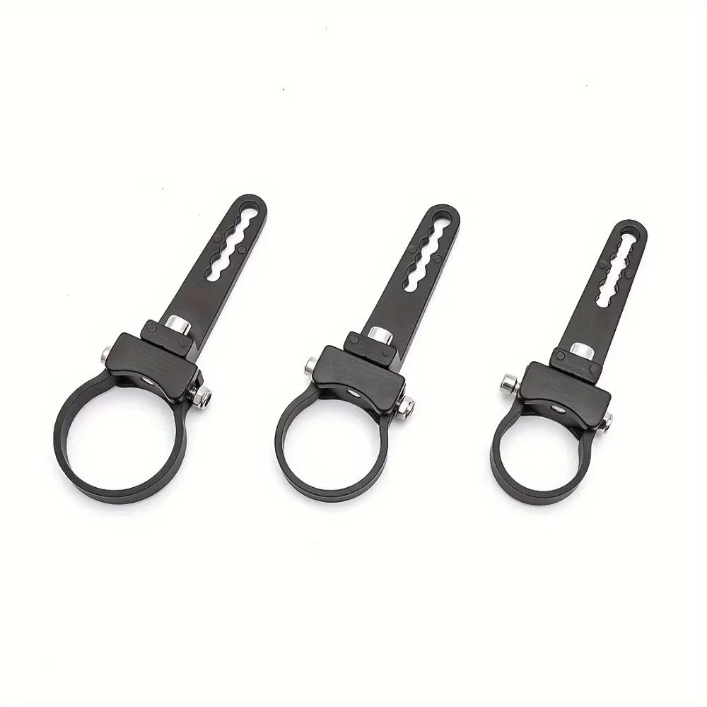 2PCS Anti-rolling Rack Mount Bracket Anti-collision Rod Work Light Clip Bracket Universal Car Bracket Car Front Bar Round Tube