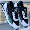 Leichte Leder-Sneaker für Herren für Frühling/Herbst - Lässig, Weiche Sohle, Lauf- & Sportschuhe für Jugendliche und Studenten