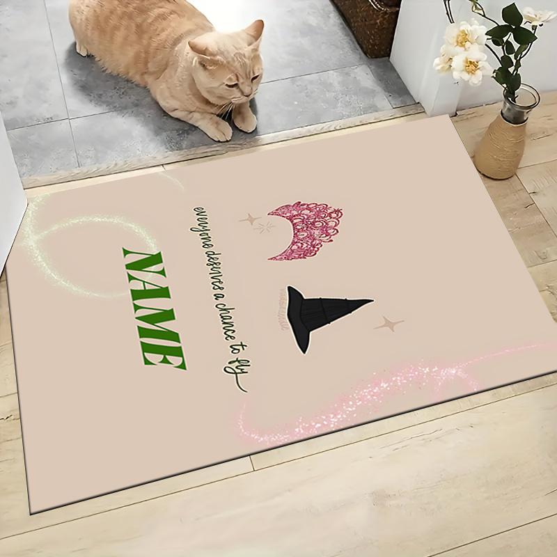 Custom Name Witch Princess Adventure Carpet Rug Customizable Soft Washable Anti-Slip Home Living Room Sofa Mats Personalized Rug. 0909336