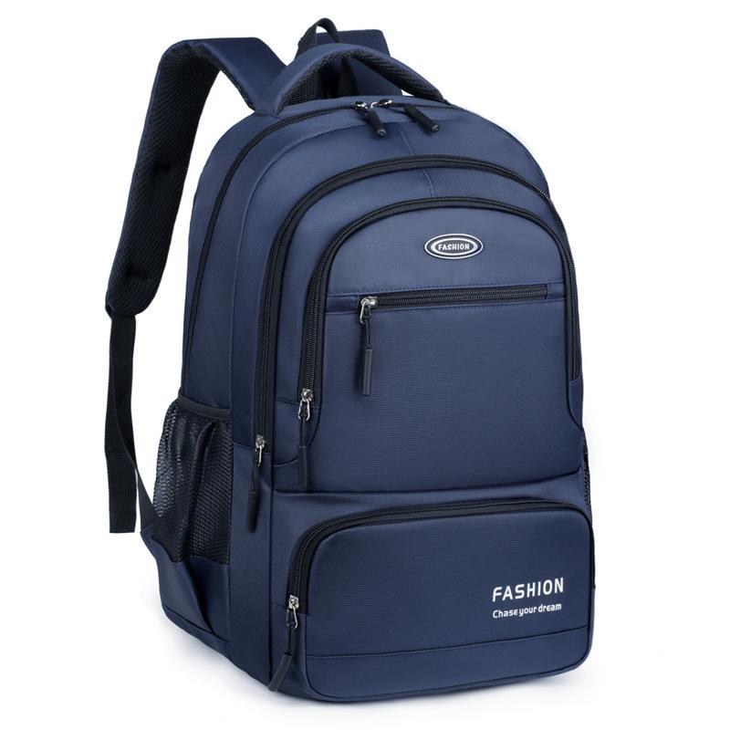 Men Oxford Backpacks Students School Bags Business Laptop Bag Commuter Daypack Large-Capacity Waterproof Durable Travel Rucksack