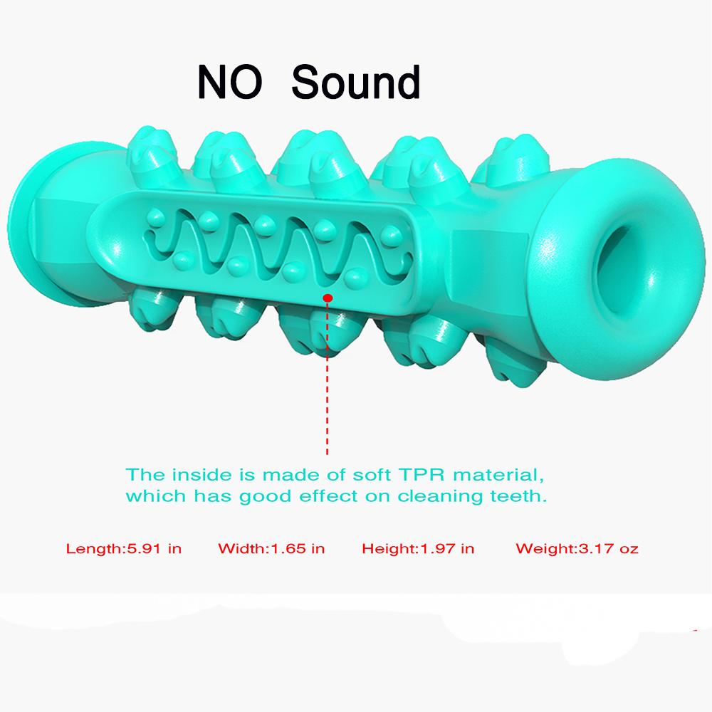 Toothbrush Chawing Dog Toys Indestructible Squark Aggressive Chewers Pet Plaything Soft Rubber Clean Pet Tooth Toy for Big Dog