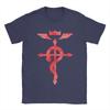 Funny Fullmetal Alchemist Alchemists Bros TShirts Unisex Crewneck Pure Cotton T Shirt Short Sleeve Tee Shirt Plus Size Tops