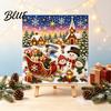 Kit Pittura Perle Finte di Natale Kit Artistico Fai da Te Chiesa Gesù Artigianato Stagionale Decorazione Murale Famiglia Santa Artigianato per Adulti Regalo di Festa Amanti