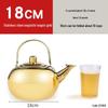Large Capacity Stainless Steel Teapot - Ideal for Hotels, Restaurants, or Outdoor Use