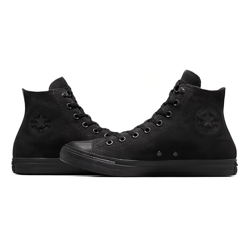 Converse Chuck Taylor All Star Comfortable Everyday Suede Breathable High Top Espadrilles Unisex Black