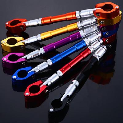 Universal 22mm Motorcycle Handlebar, Motorbike Grips Handle Bar, Steering Wheel Strengthen Aluminum Alloy Brace, Adjustable Cross Bar