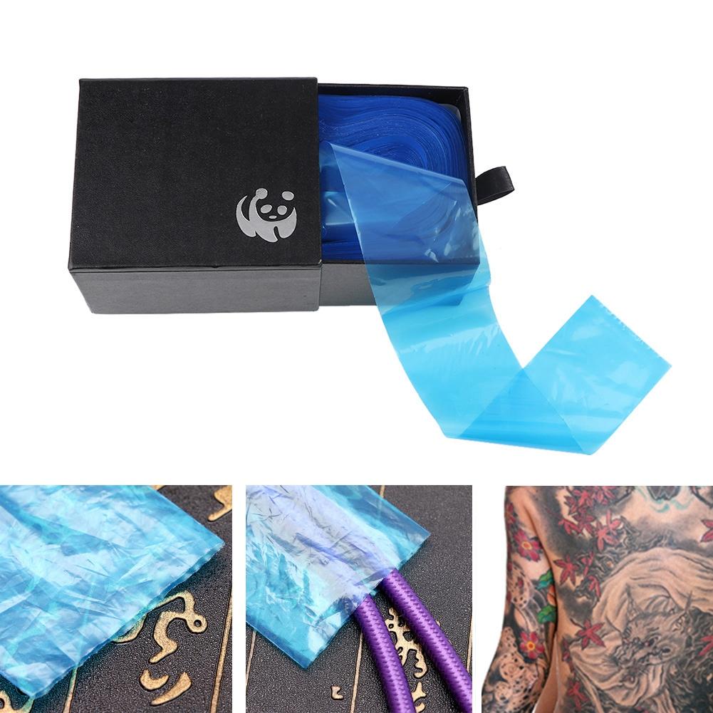 100pcs Disposable Tattoo Machine Clip Cord Sleeves Bags Covers