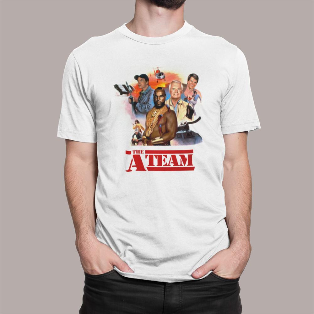 THE A TEAM T SHIRT MR T TV RETRO SERIES MOVIE 80s ADULTS KIDS