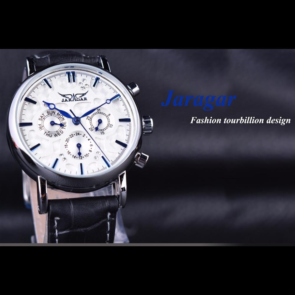 Jaragar Mechanical Watch Men's Fashion Casual Automatic Mechanical Watch