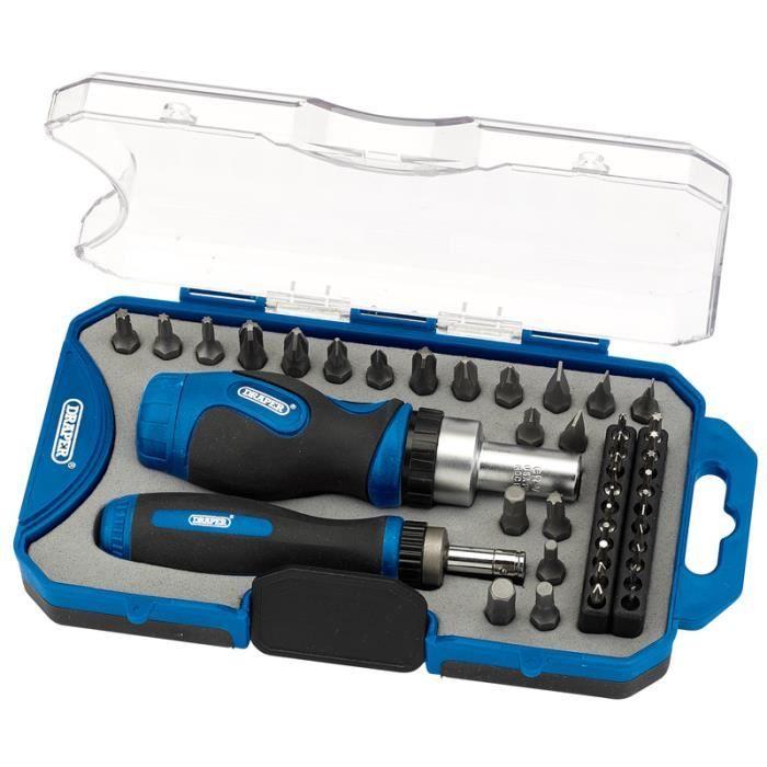 Draper 42 Pièce Tournevis À Cliquet Et Set Bit - 46479