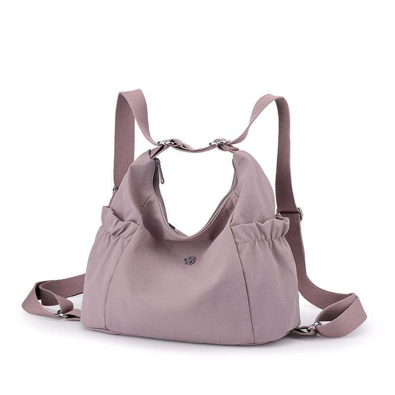 Women's Large Capacity Shoulder Bag Lightweight Crossbody Bag Multi-Back Backpack