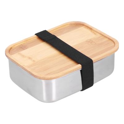 Bento Beslenme Kutusu 304 Paslanmaz Çelik Güvenli Kapaklı Bento Kutuları Öğrenciler İşçiler İçinL