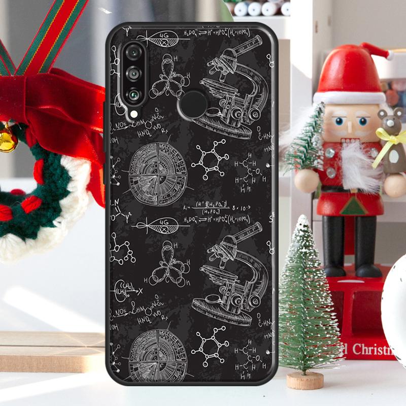 Biology and Chemistry For Honor 50 Pro X7 X8 X9 Case For Huawei P20 P30 P50 P40 Lite P Smart Z 2019 Nova 9 5T