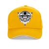 Double Gun Skull Men'S Baseball Cap Punk Style 3D Print Rock Skull Men Cowboy Hat Outdoor Casual Adjustable Snapback Hats Bone