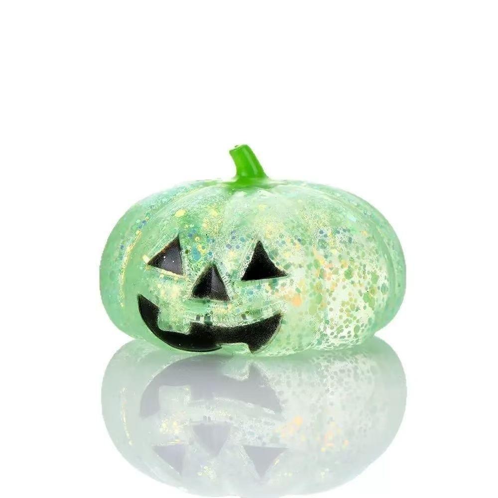 Soft Pumpkin Squeeze Toy Halloween Themed Maltose Slow Rising Slow Rebound Stress Toy Anxiety Relief Squeeze Stress Relief Toy