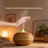 Aroma Diffuser: 300ML Wood Grain Ultrasonic Humidifier with Large Mist Output