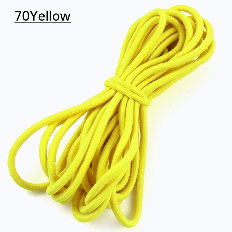 2/5/10Meters Meetee 5mm Elastic Ropes for Waistband Colored Rubber Band Clothes Bags Stretchable Cord Garment Sewing Accessories