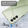 For Samsung Galaxy A35 5G Clear Case TPU Airbag Protection Phone Cover with 3Pcs 2.5D Screen Film
