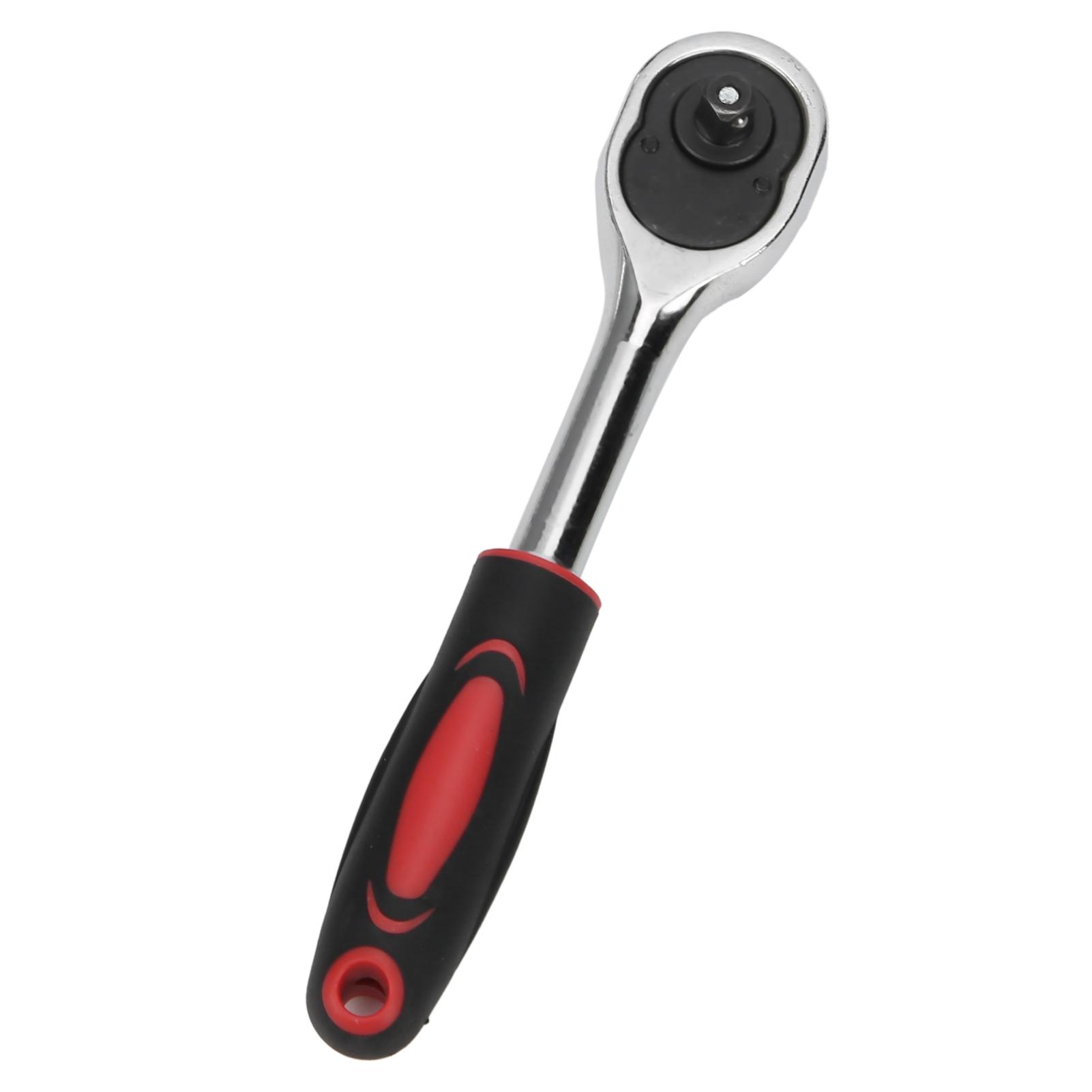 

Fast Ratchet Wrench Set 24 Teeth Chromium Vanadium Steel Socket Wrench Garage Repairing Hand Tool1 4in 1/4in Cutting Thickness