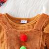 Infant Toddler Long-Sleeve Romper & Skirt Set