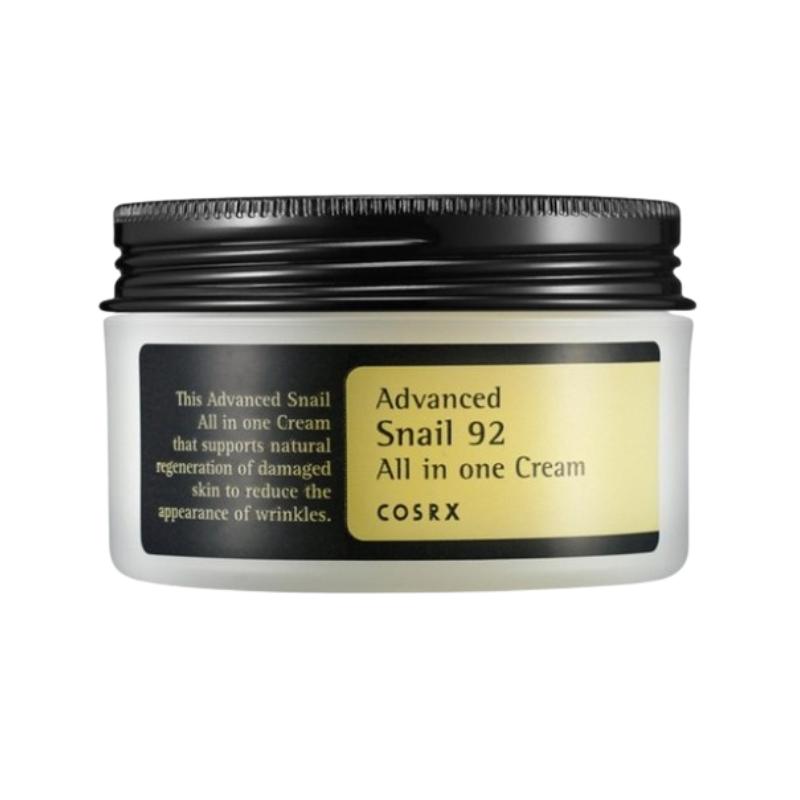 COSRX Advanced Snail 92 All in One Cream 100ml – 92% Snail Mucin, Lightweight Gel Cream, Fast Absorption, Hydrating & Soothing Daily Moisturizer