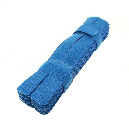 50Pcs Reusable Nylon Cable Tie Fasten Magic Tape Straps Wire Holder Organizer