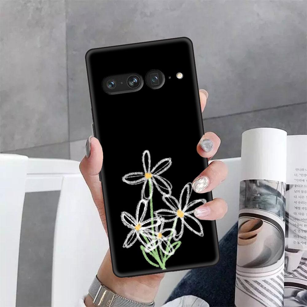 Pouzdro pro Google Pixel 7 6 Pro 5 4 3 3a XL 5a 4a 5G Měkké pro Pixel 6Pro 4XL 3XL 3aXL Zadní kryt Fundas Měsíc Astronaut