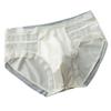 Men's Hot-Selling Seamless Ice Silk Briefs with 3D Pouch - High Elastic & Breathable