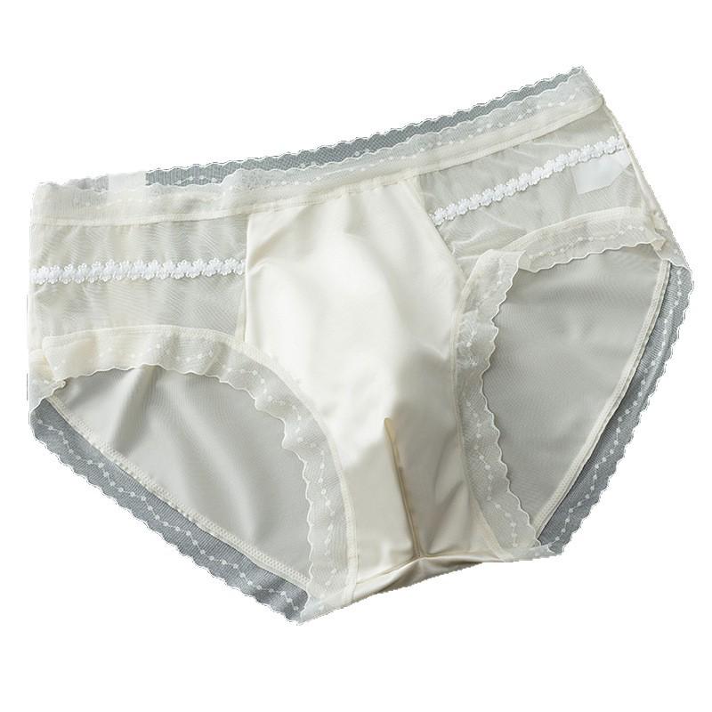 Men's Hot-Selling Seamless Ice Silk Briefs with 3D Pouch - High Elastic & Breathable